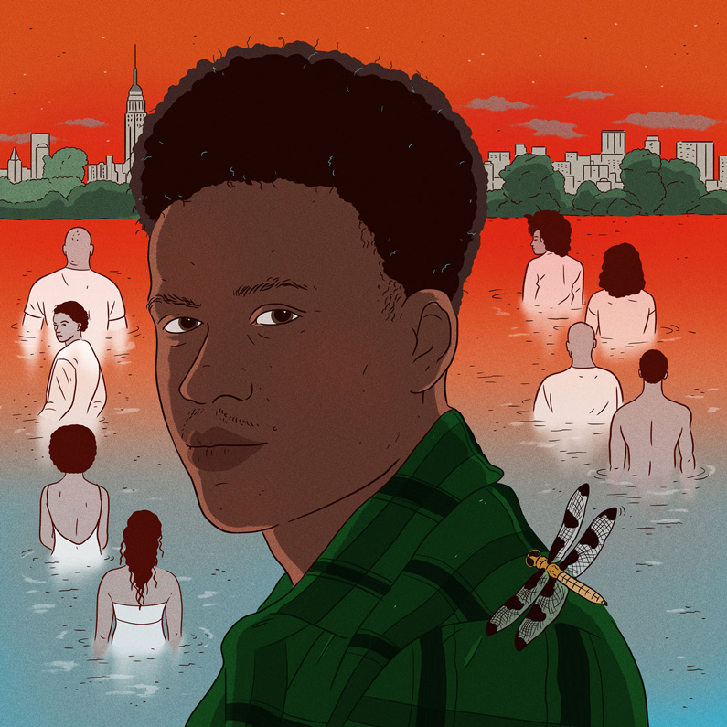 portrait of a black young man