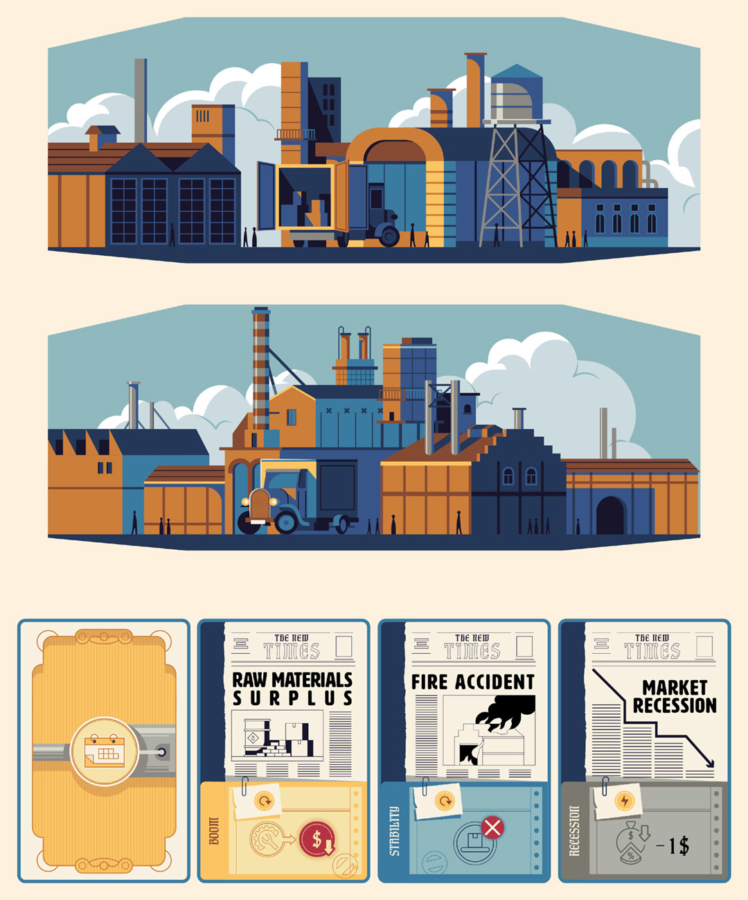 market share boardgame cards 