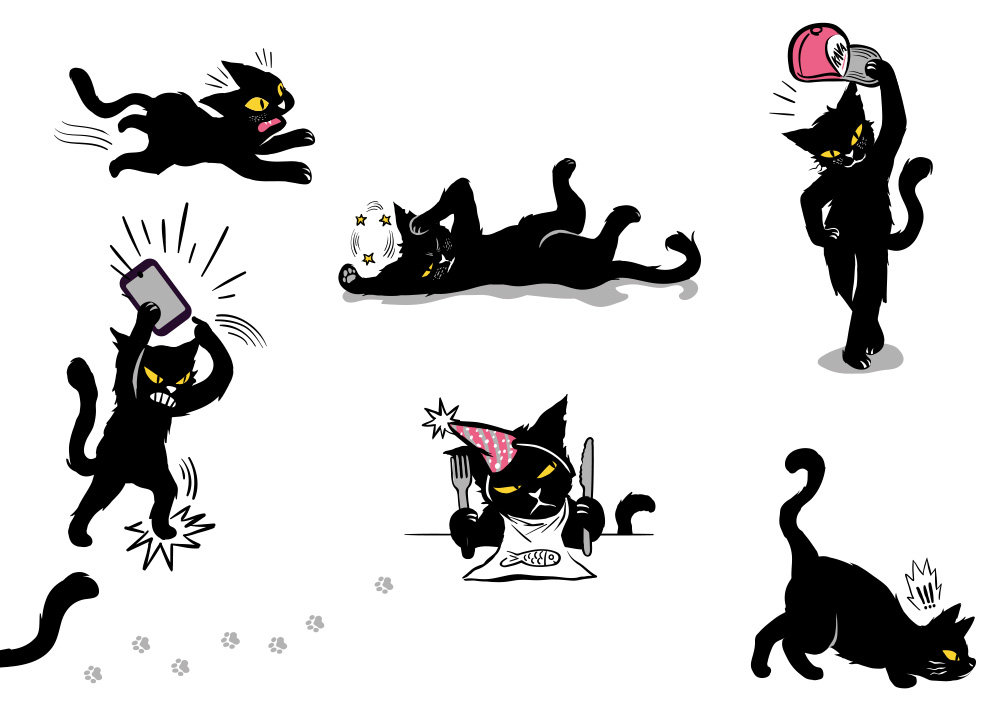 cartoon cats