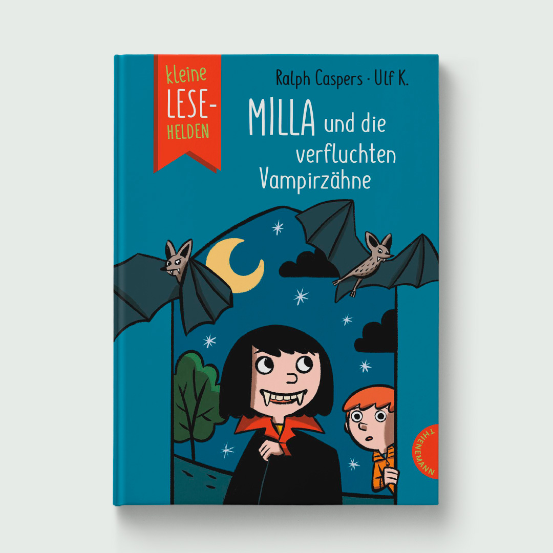 book cover Milla und die verfluchten Vampirzaehne
