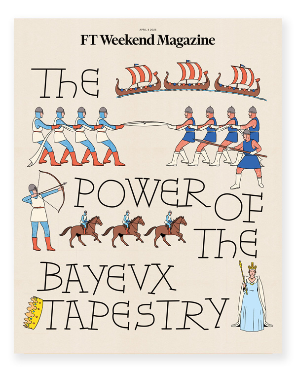 comic interpreatation of the Bayeux Tapestry 