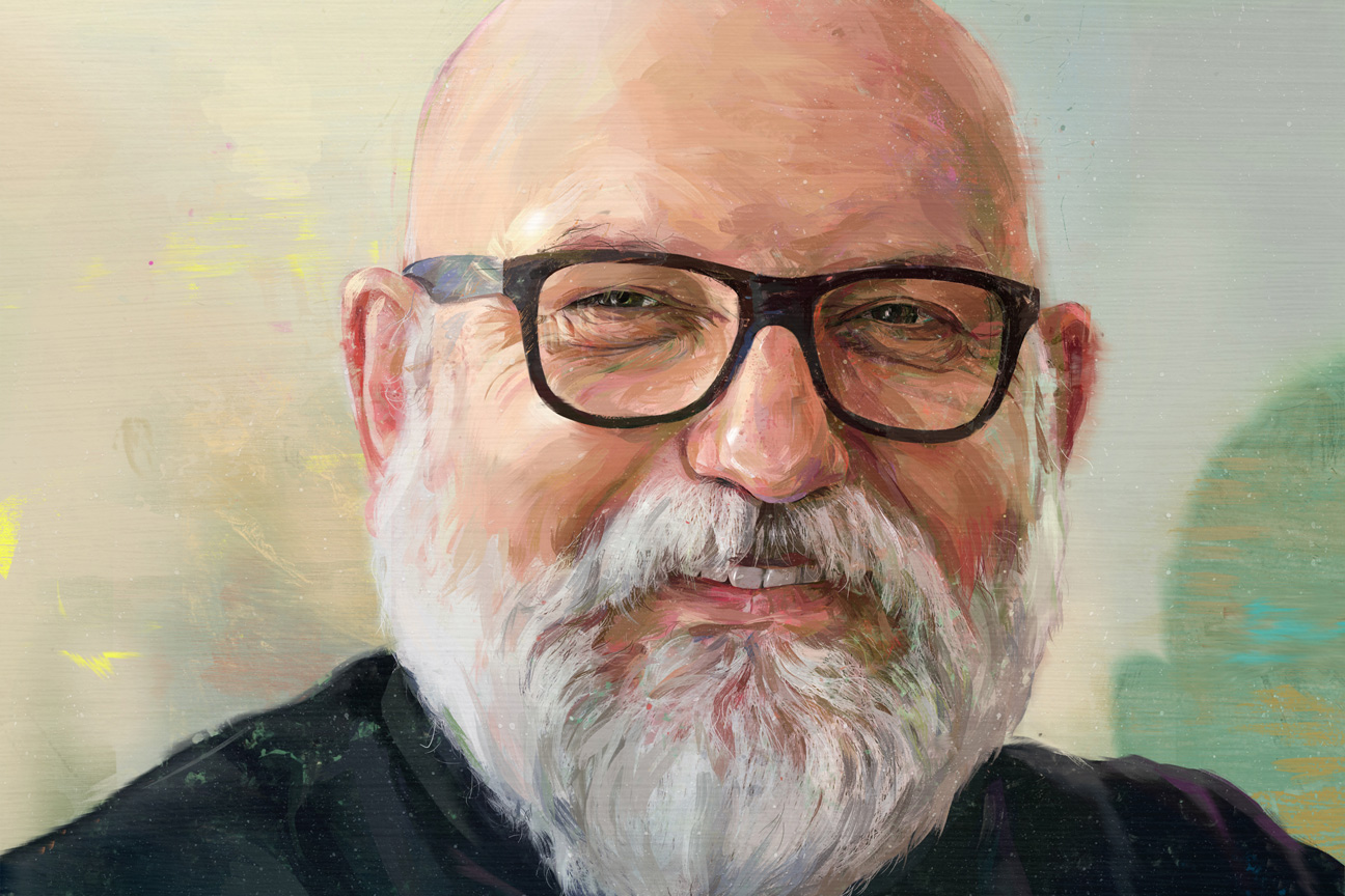 close up of portrait of clergymen Guillaume Bruté de Rémur 