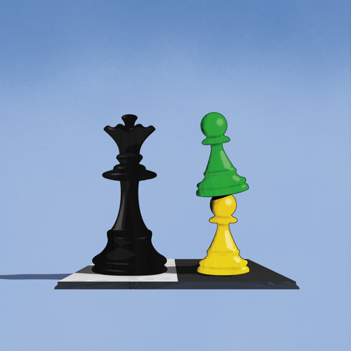 illustration of chess figures