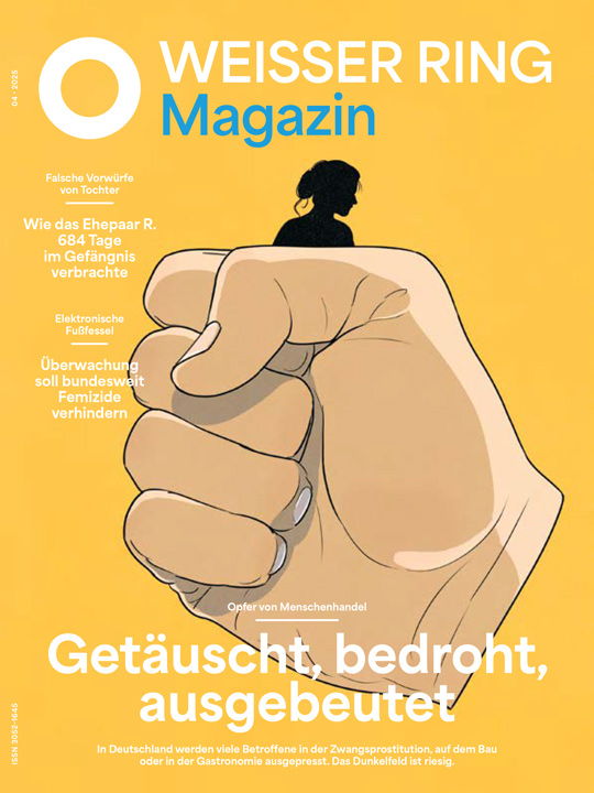 a woman in huge hand 